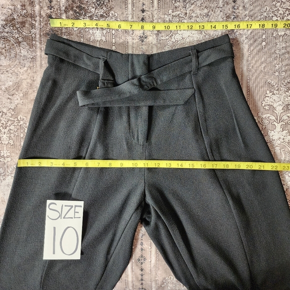 Who What Wear High Rise Black Crepe Dress Pants - Picture 4 of 14